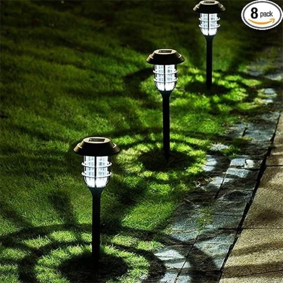 Solar Lights for Outside, Solar Outdoor Lights 8 Pack, Up to 10 Hrs Auto On/Off - Picture 7 of 7